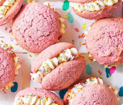 Raspberry-Lemon Whoopie Pies